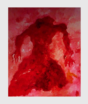 Armando giclee Rote Gewand